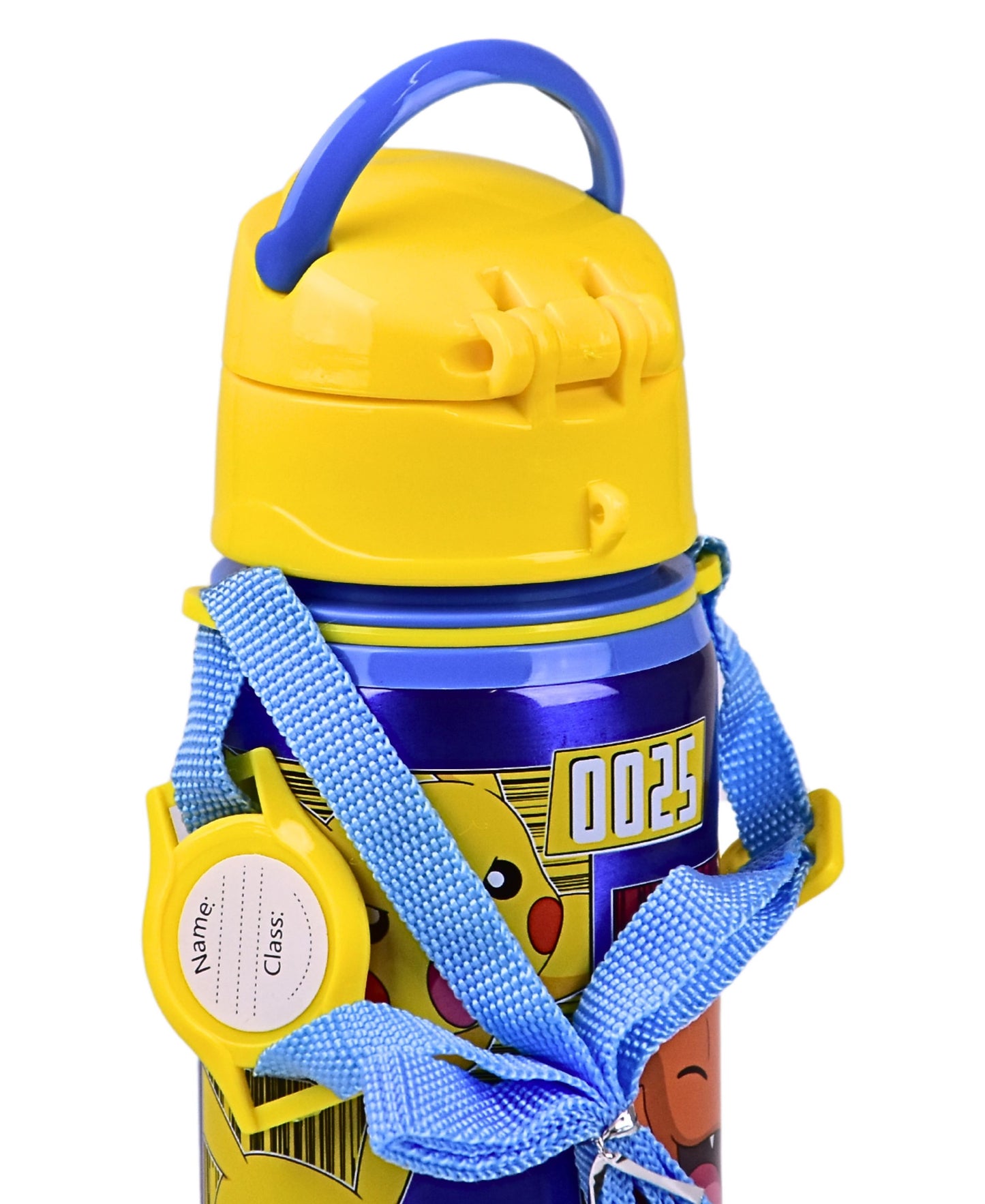 Alu-Trinkflasche Pokémon 600 ml mit Tragegurt