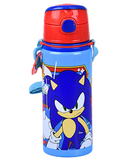 Alu-Trinkflasche Sonic The Hedgehog 600 ml mit Tragegurt