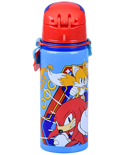 Alu-Trinkflasche Sonic The Hedgehog 600 ml mit Tragegurt
