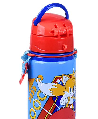 Alu-Trinkflasche Sonic The Hedgehog 600 ml mit Tragegurt
