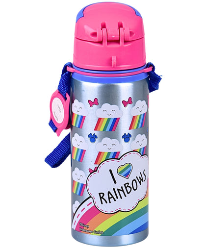Alu-Trinkflasche Minnie Mouse 600 ml mit Tragegurt