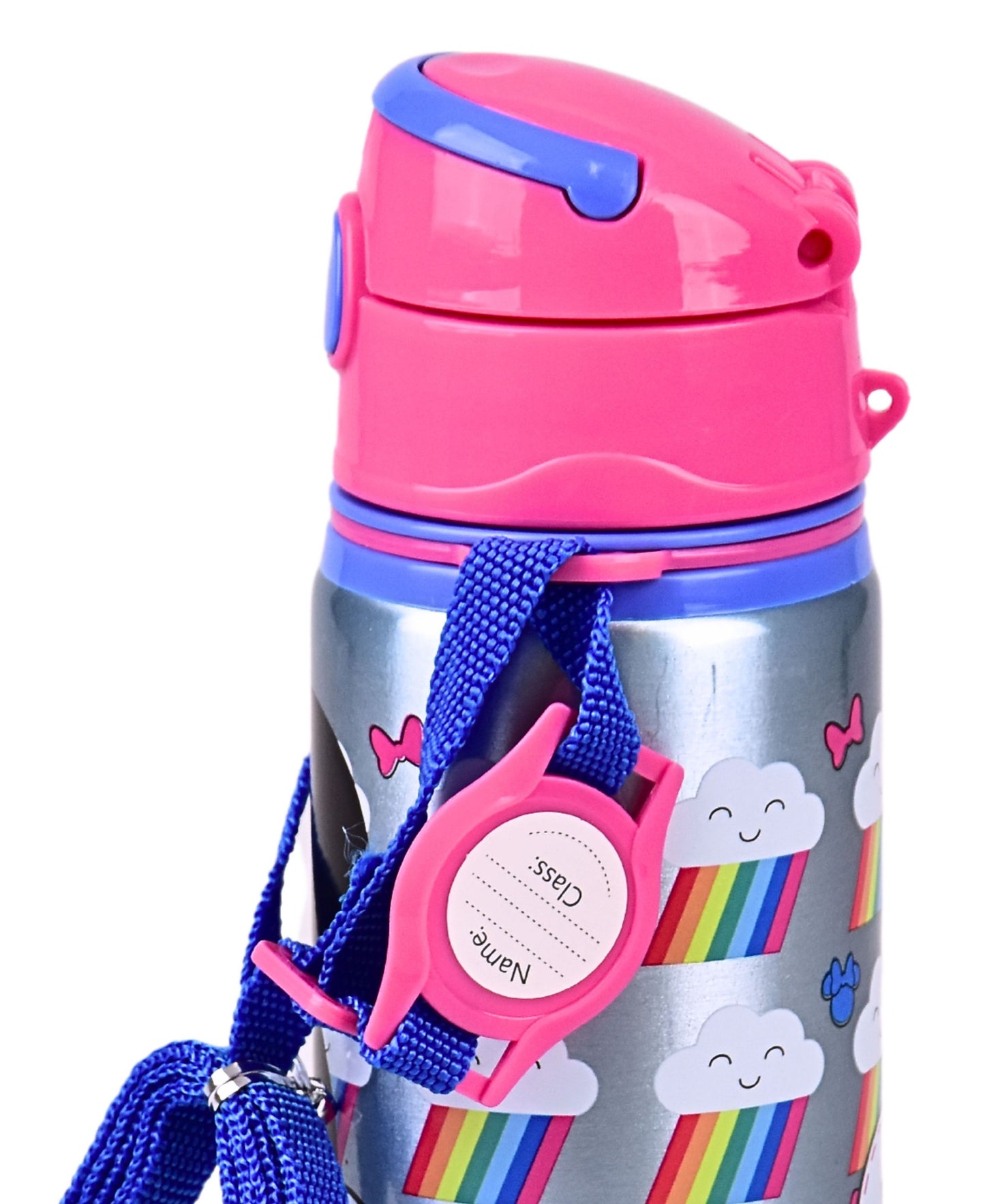 Alu-Trinkflasche Minnie Mouse 600 ml mit Tragegurt