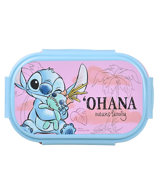 Disney Lilo & Stitch Brotdose mit 2 Fach Unterteilung & Göffel-Messer