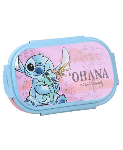 Disney Lilo & Stitch Brotdose mit 2 Fach Unterteilung & Göffel-Messer