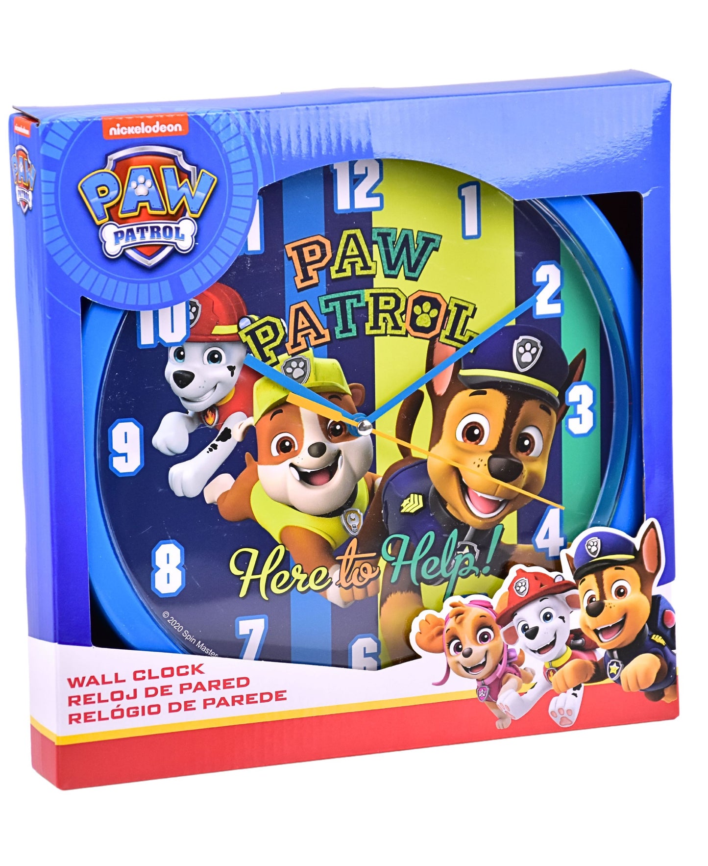 Paw Patrol Wanduhr Ø 25 cm