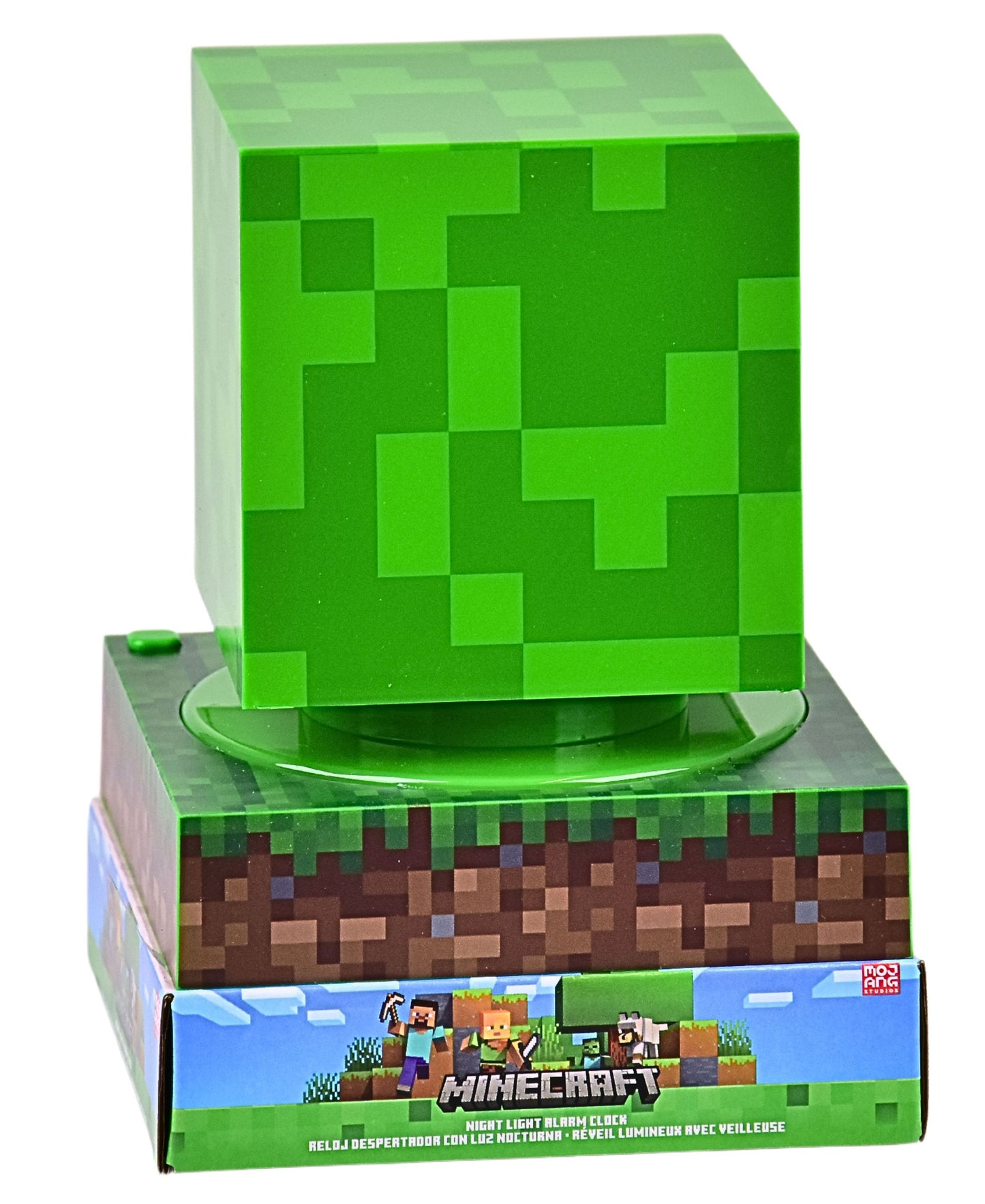 Minecraft Wecker mit 3D Figur & LED Nachtlicht