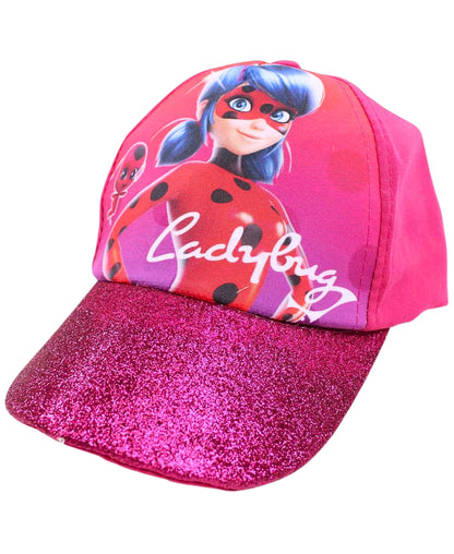 Sommerkappe Miraculous Ladybug mit Glitzer