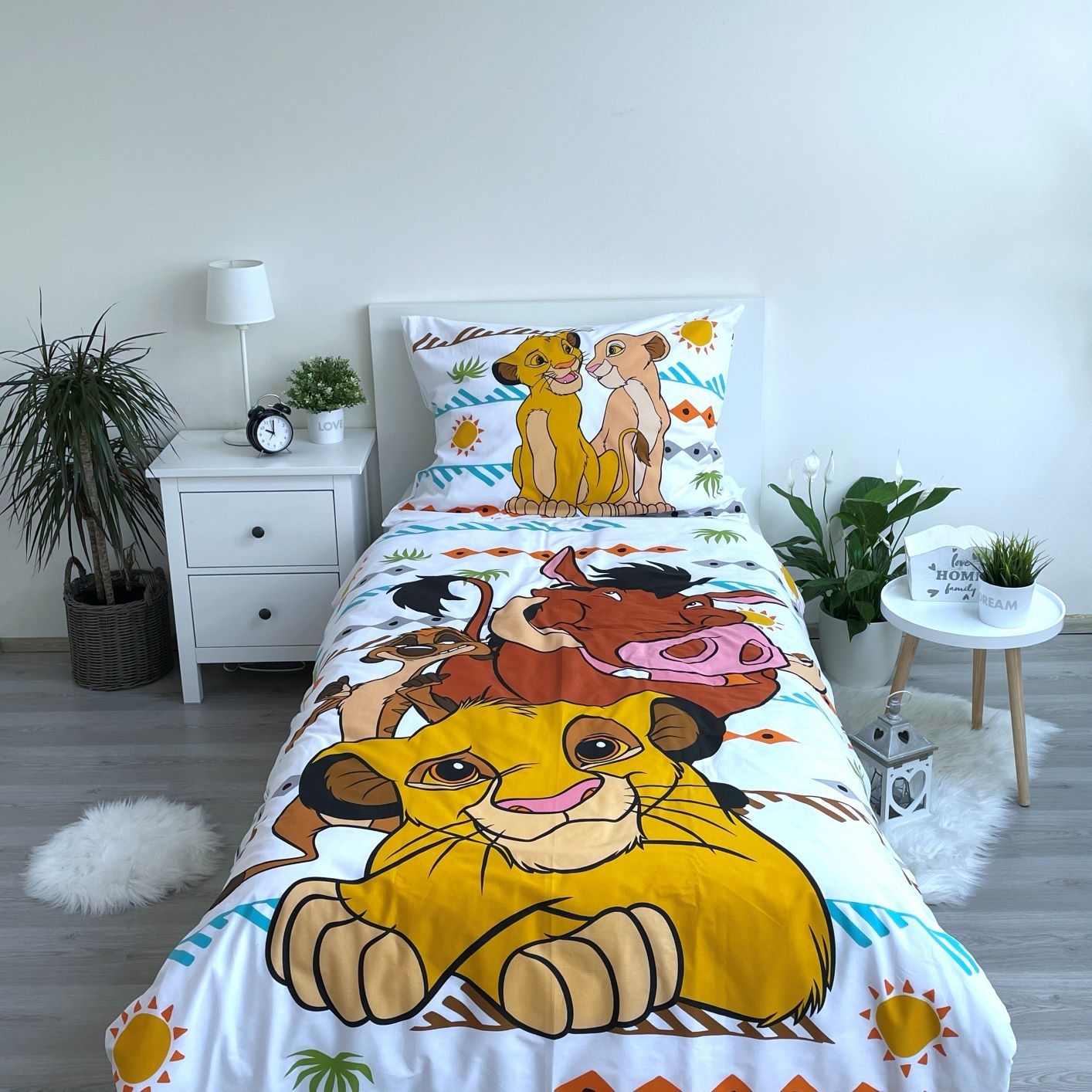 Kinderbettwäsche Disney König der Löwen Set 2-tlg. 135-140 x 200 cm