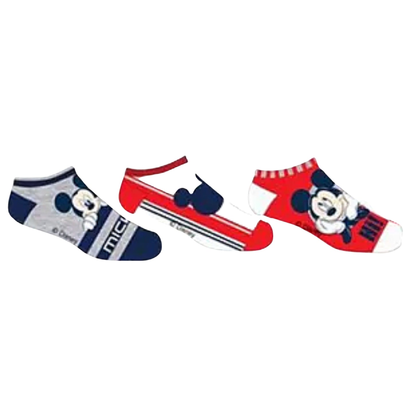 Mickey Mouse Kindersocken 3er - Pack Gr. 27-34