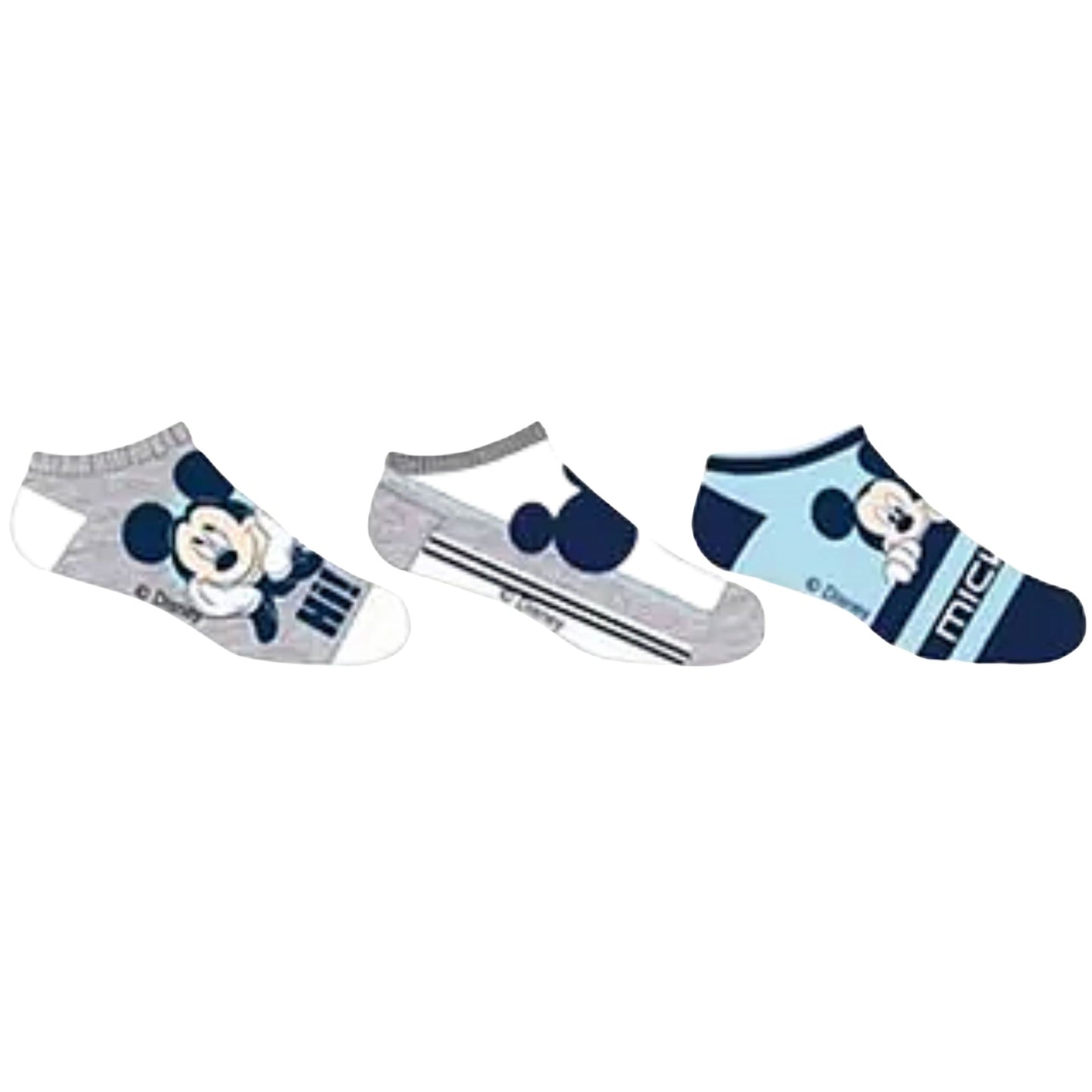 Mickey Mouse Kindersocken 3er - Pack Gr. 27-34