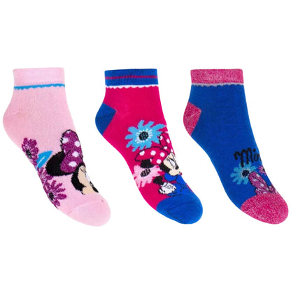 Minnie Mouse Kindersocken 3er - Pack Gr. 23-34