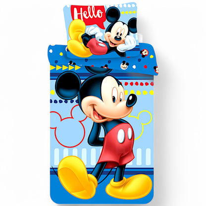 Kinderbettwäsche Disney Mickey Mouse Set 2-tlg. 135-140 x 200 + 50x70 cm