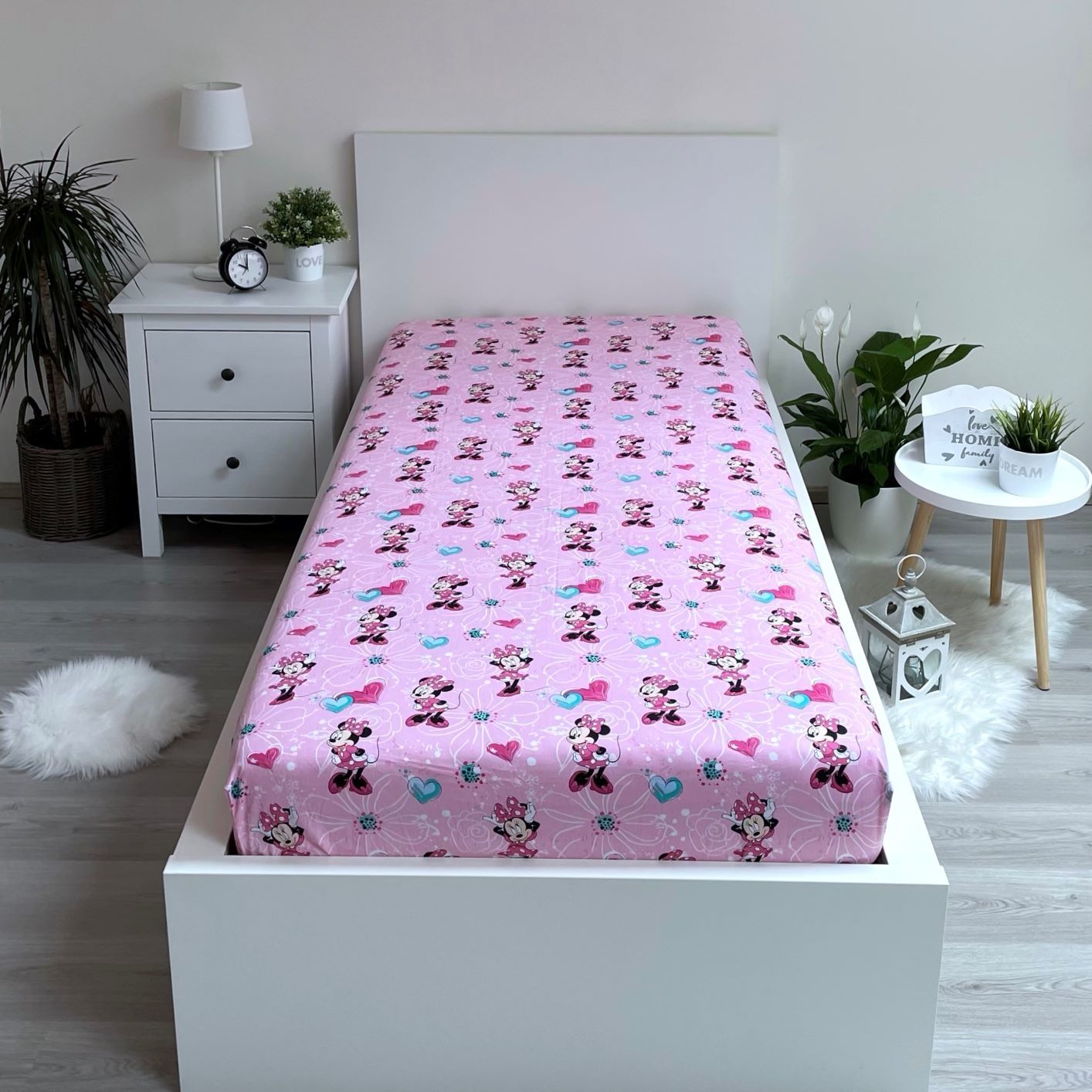 Minnie Mouse Spannbettlaken 90 x 200 cm