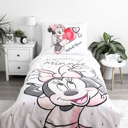 Kinderbettwäsche Disney Minnie Mouse Set 2-tlg. 135-140 x 200 cm