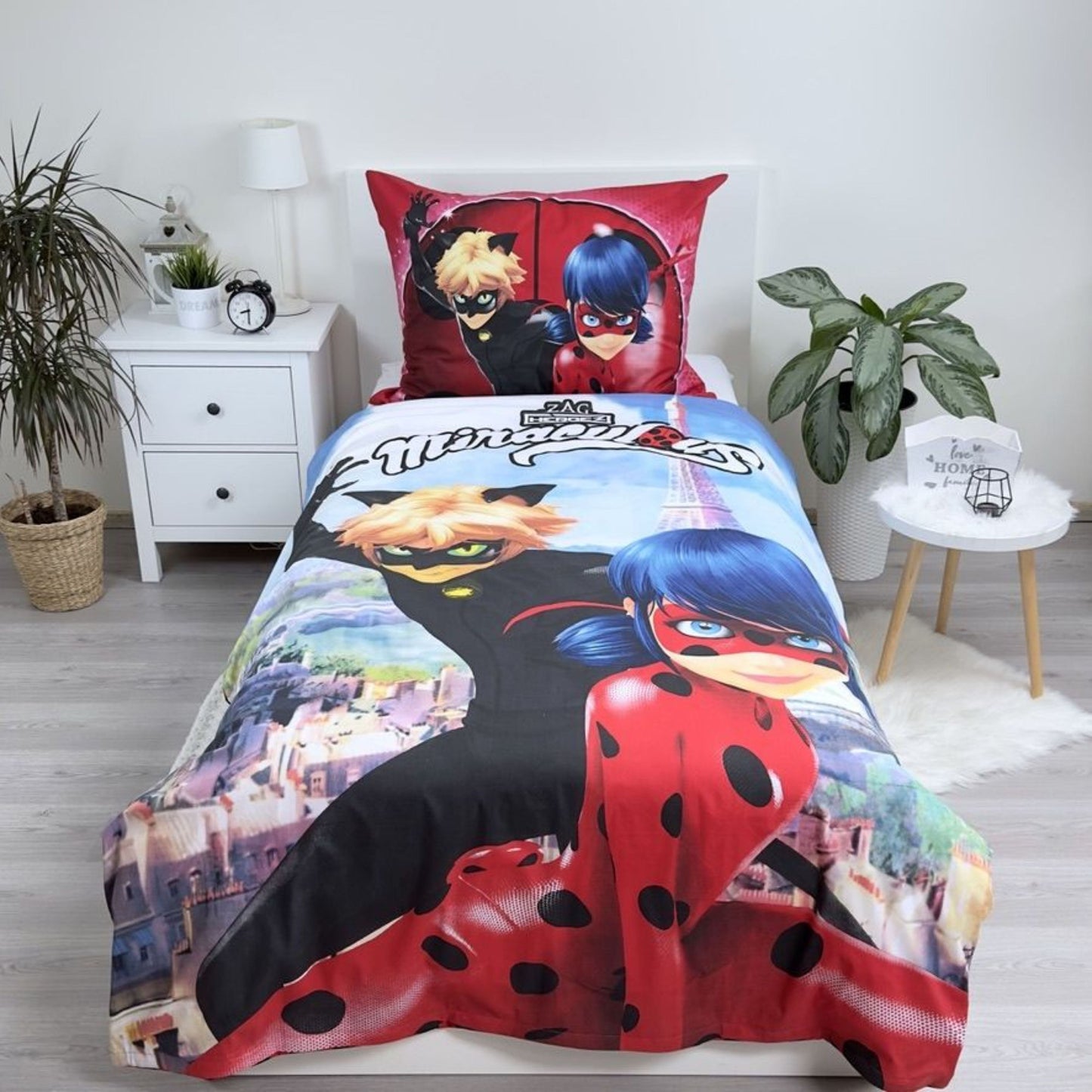 Miraculous Kinderbettwäsche Set 2-tlg. 135-140 x 200 cm