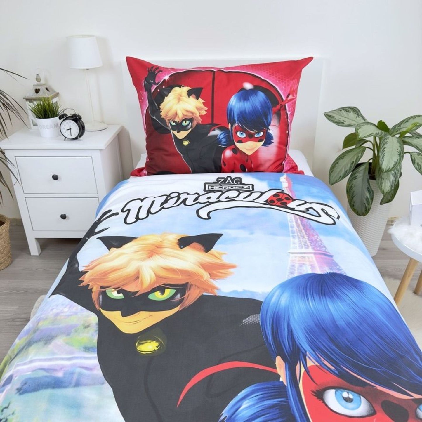 Miraculous Kinderbettwäsche Set 2-tlg. 135-140 x 200 cm