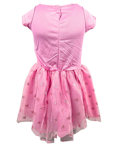 Einhorn Sommerkleid mit Tüll Gr. 92 - 128 cm