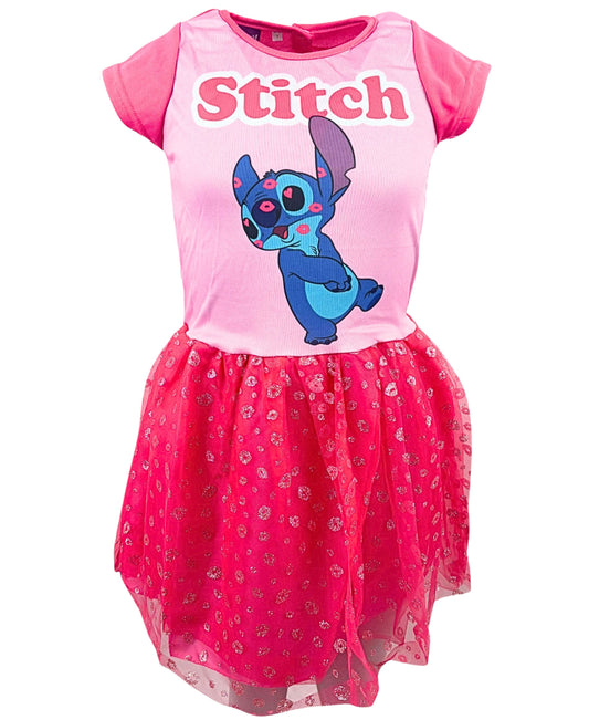 Lilo & Stitch Sommerkleid mit Tüll Gr. 92 - 128 cm