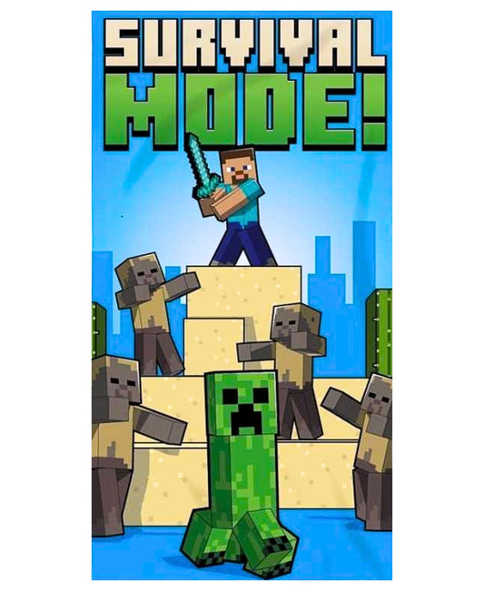 Minecraft Bade-/Strandtuch 70 x 140 cm