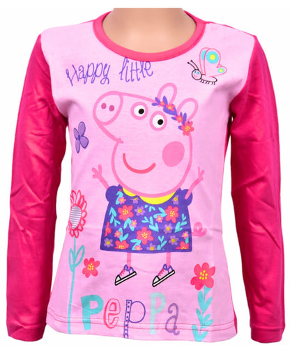 Langarmshirt Peppa Pig für Mädchen