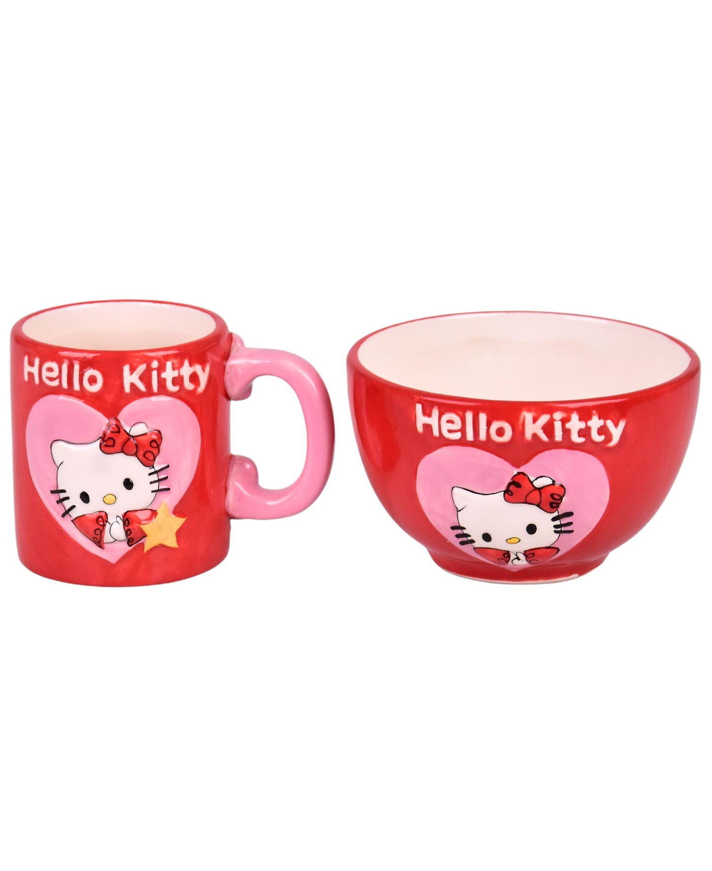 Hello Kitty 2tlg. Set  Tasse & Schüssel