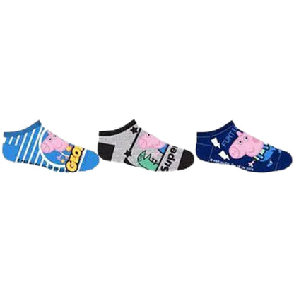 Peppa Pig Kindersocken George 3er - Pack Gr. 23-34
