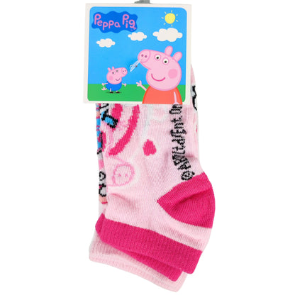 Peppa Pig Kindersocken 3er - Pack Gr. 27-34
