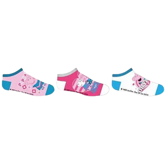 Peppa Pig Kindersocken 3er - Pack Gr. 27-34