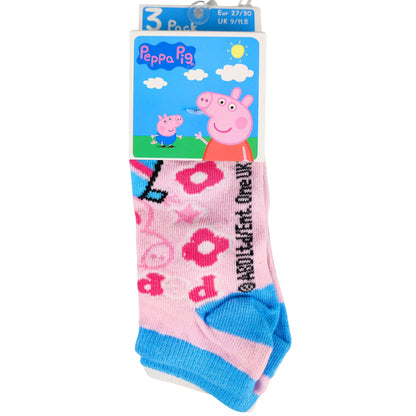 Peppa Pig Kindersocken 3er - Pack Gr. 27-34