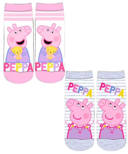 Peppa Pig Kindersocken 2er - Pack Gr. 27-34
