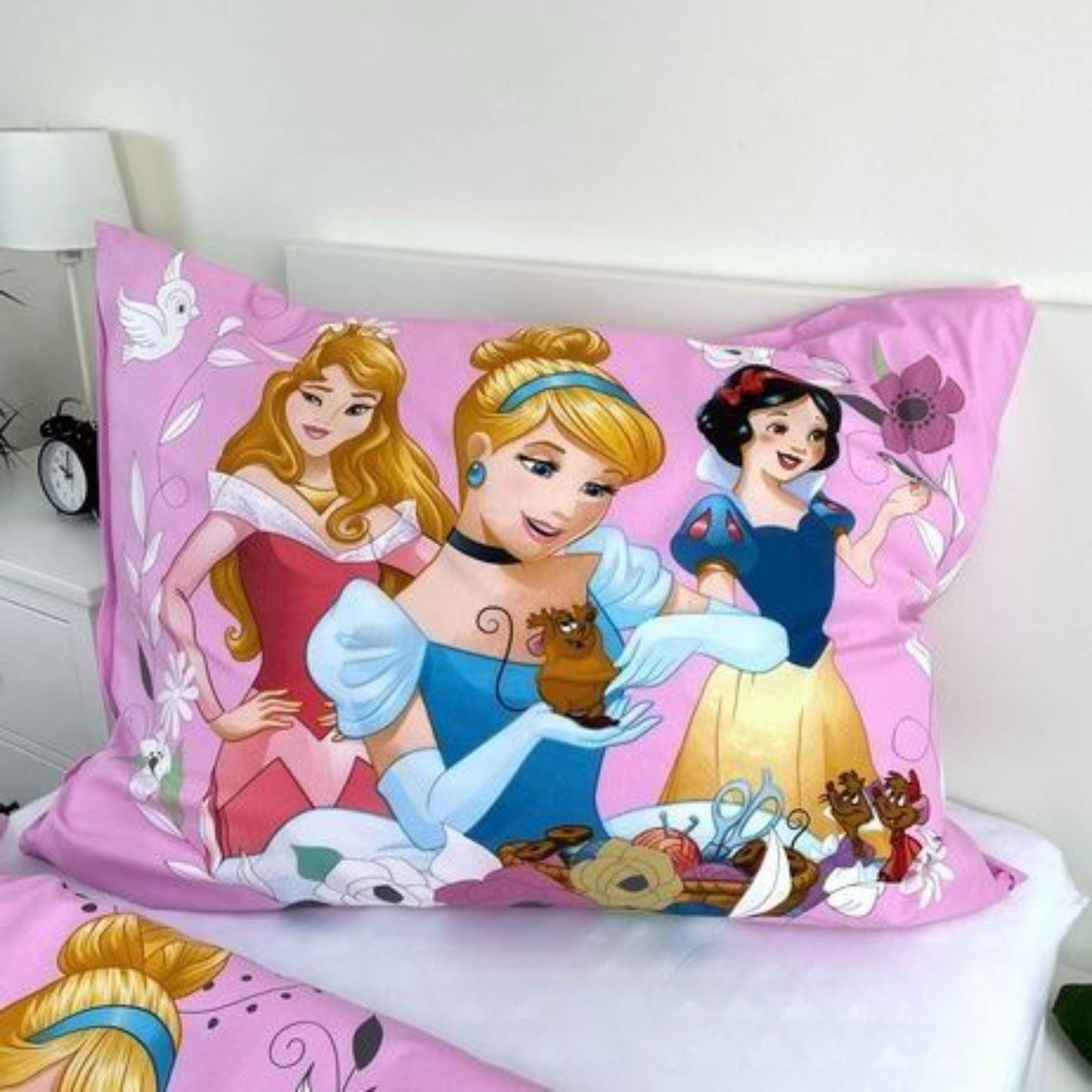 Disney Princess Kinderbettwäsche Set 2-tlg. 135-140 x 200 cm