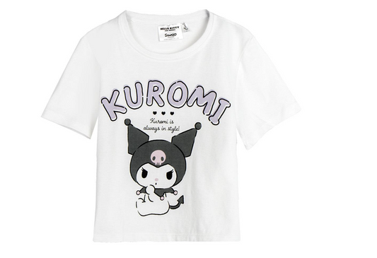 Hello Kitty - Kuromi T-Shirt für Mädchen Gr.128 -158 cm