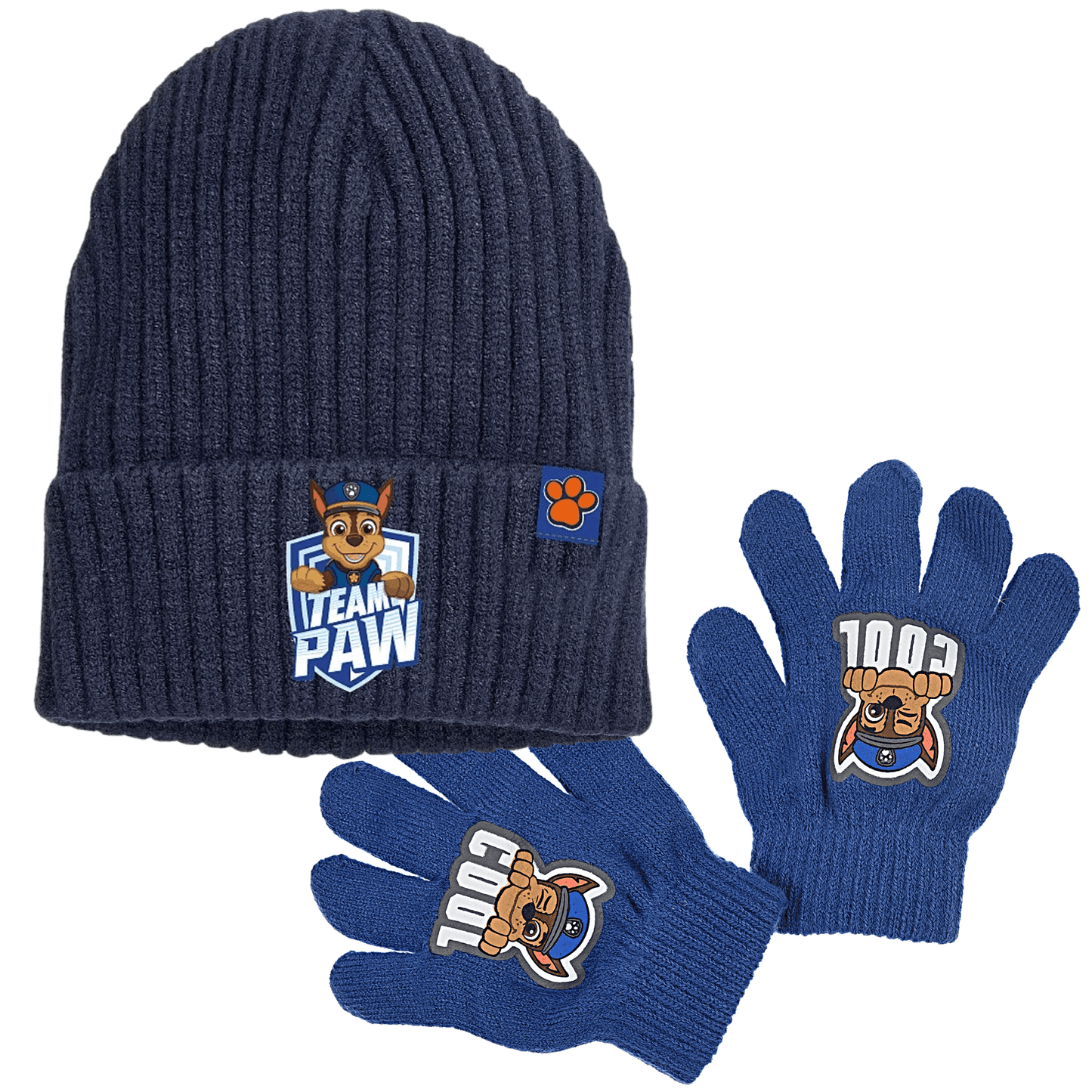 Paw Patrol Set Beanie Mütze & Handschuhe