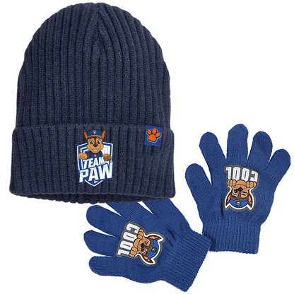Paw Patrol Set Beanie Mütze & Handschuhe