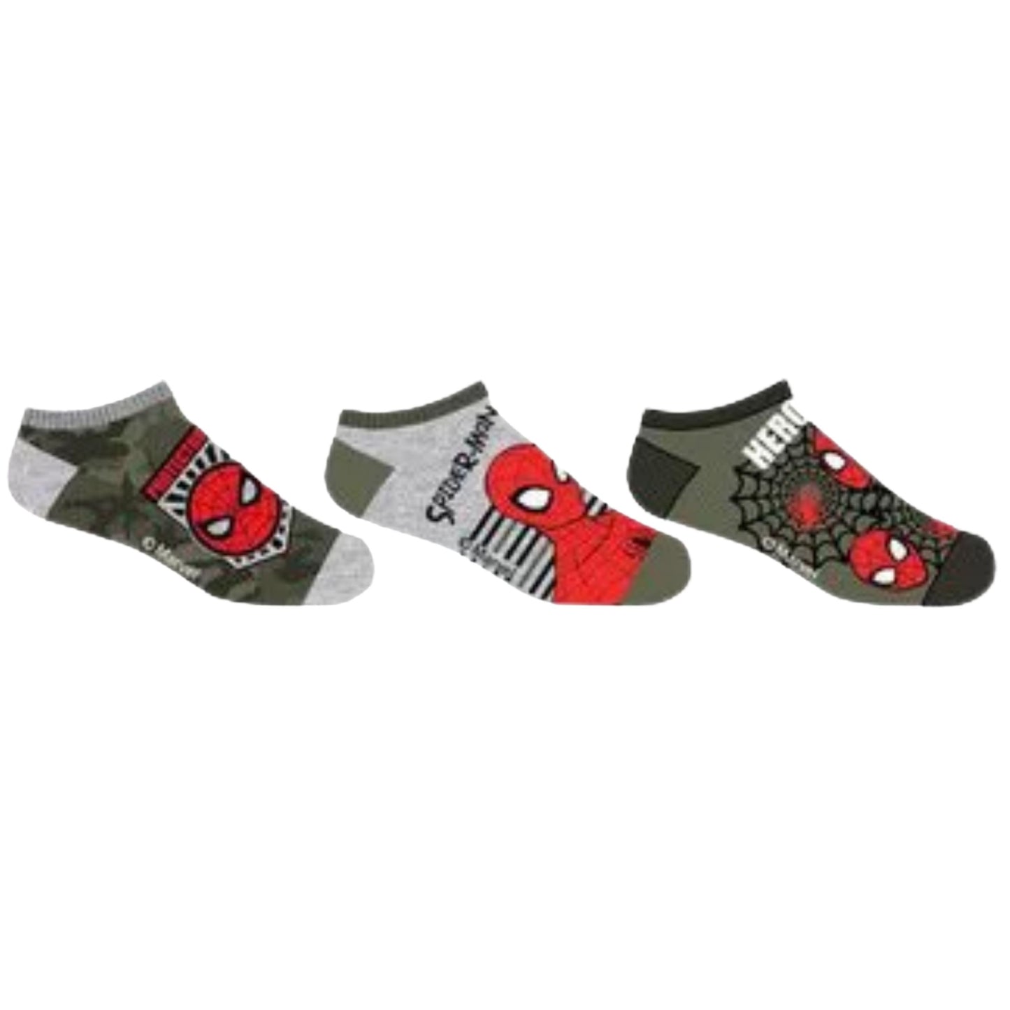 Spider-Man Kindersocken 3er - Pack Gr. 23-26