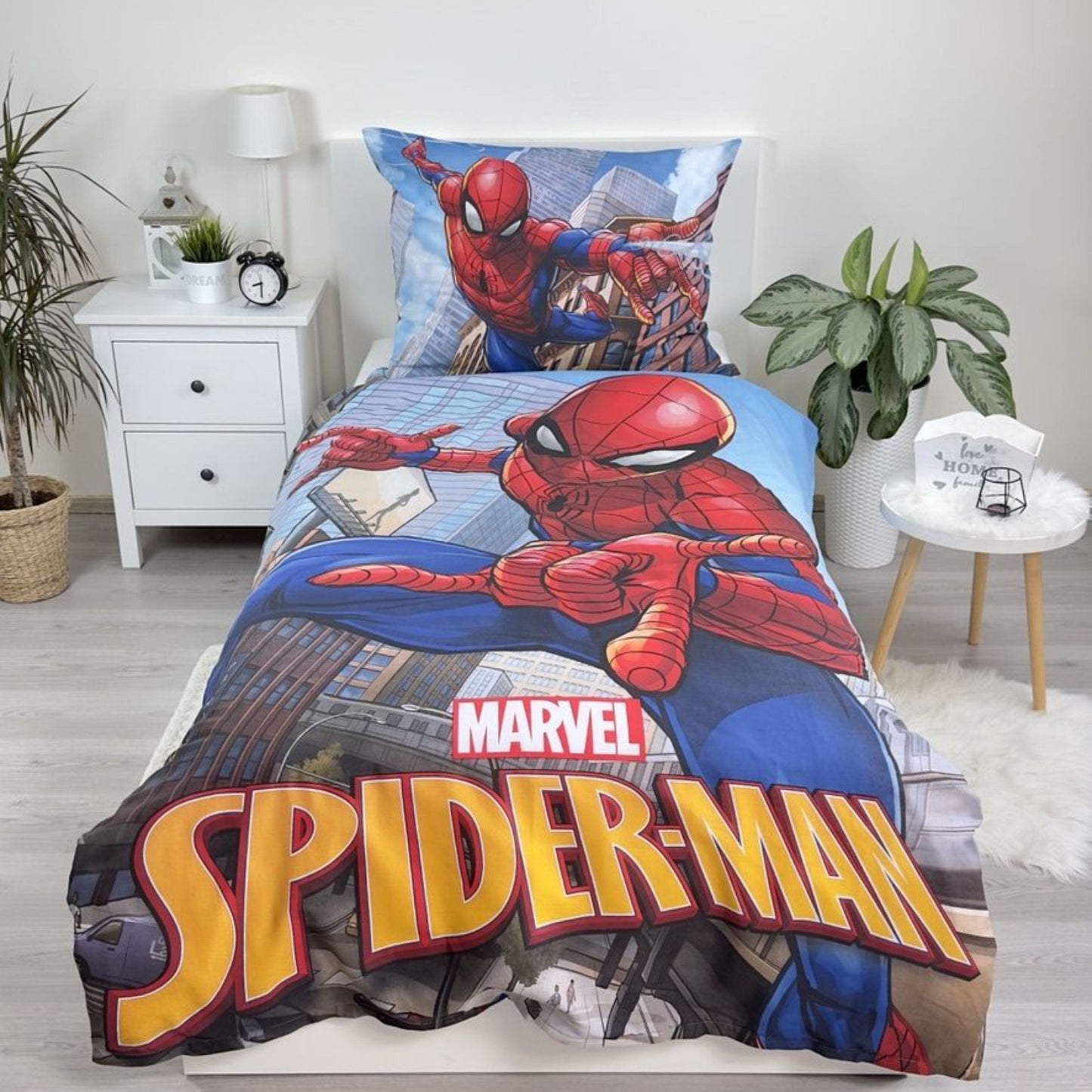 Spider-Man Kinderbettwäsche Set 2-tlg. 135-140 x 200 cm