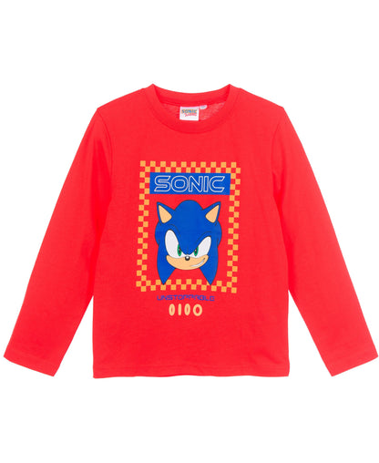 Langarmshirt Sonic The Hedgehog  für Jungen