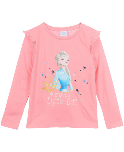 Langarmshirt mit Rüschen Frozen für Mädchen