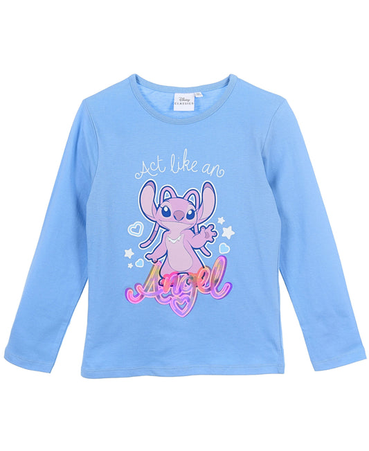 Langarmshirt Lilo & Stitch - Angel für Mädchen