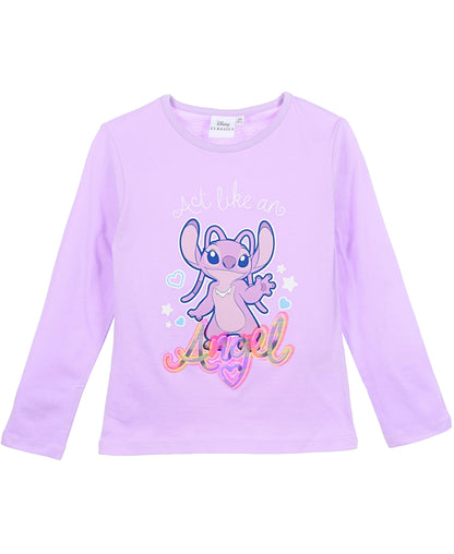 Langarmshirt Lilo & Stitch - Angel für Mädchen