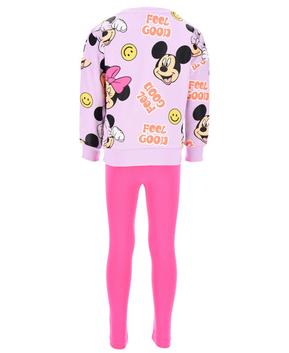 Minnie Mouse 2tlg. Outfit Sweatshirt & Leggings