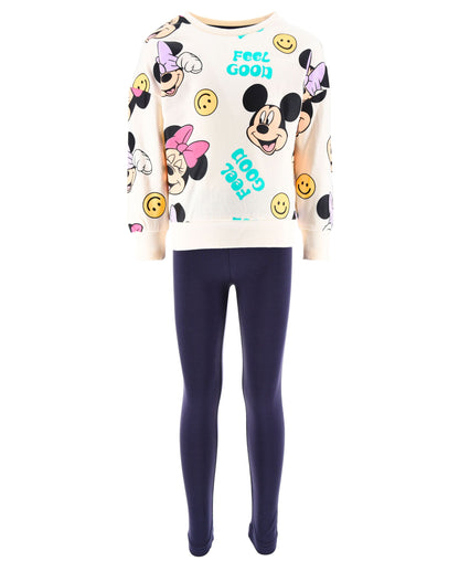 Minnie Mouse 2tlg. Outfit Sweatshirt & Leggings