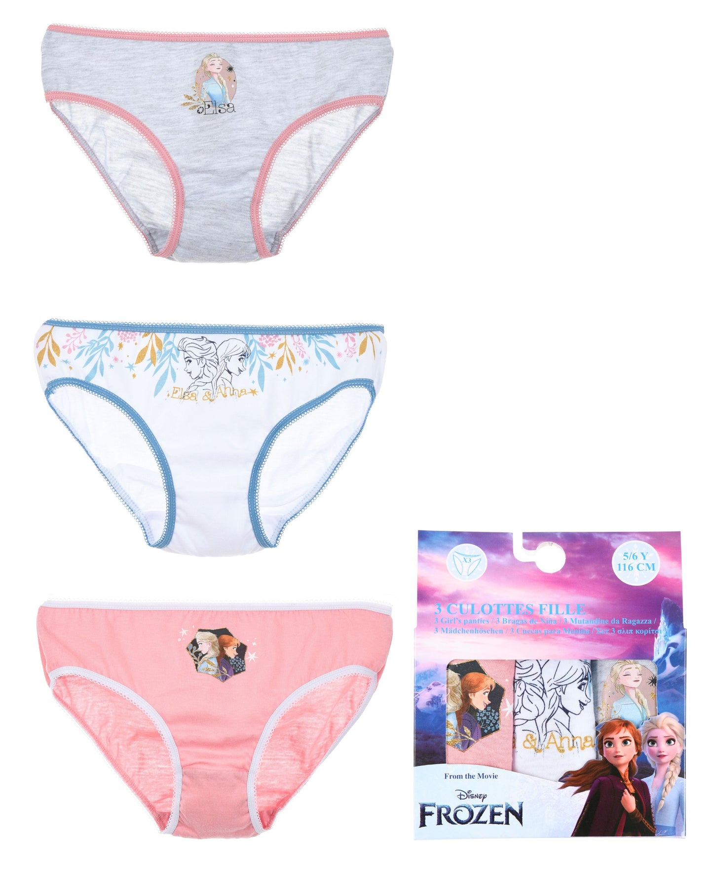 Frozen Slip 3-er Pack