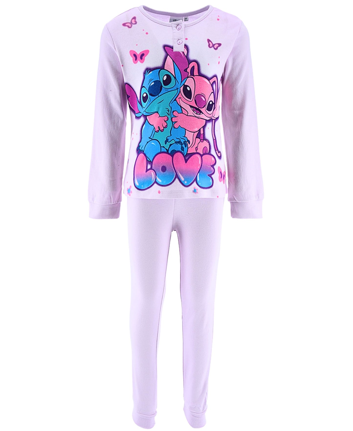 Schlafanzug Stitch & Angel  für Mädchen