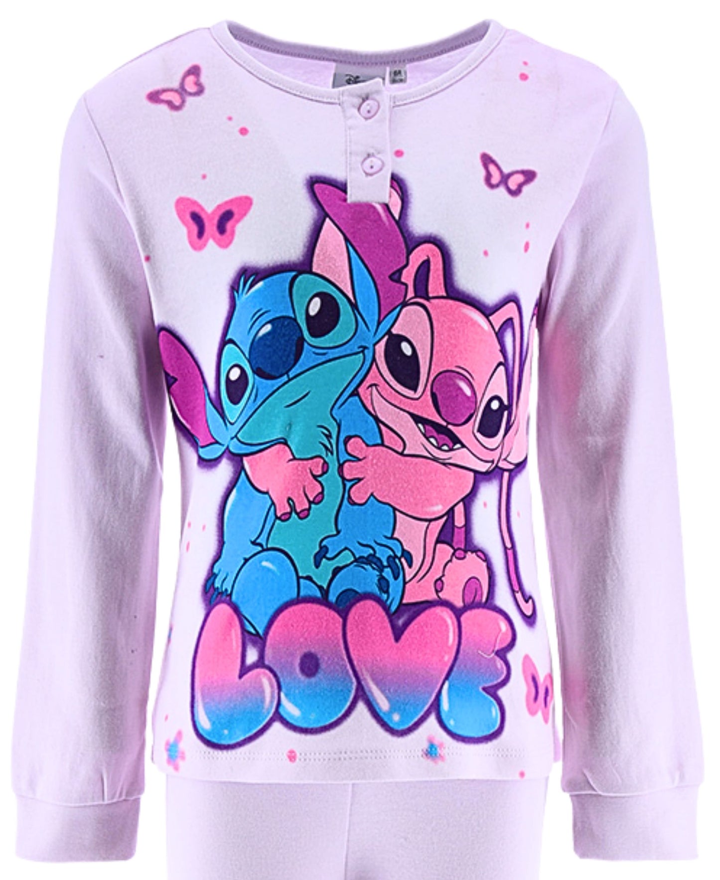 Schlafanzug Stitch & Angel  für Mädchen