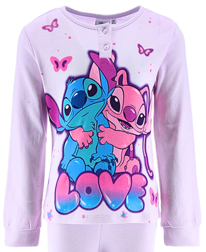 Schlafanzug Stitch & Angel  für Mädchen