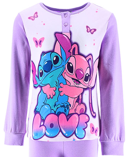 Schlafanzug Stitch & Angel  für Mädchen