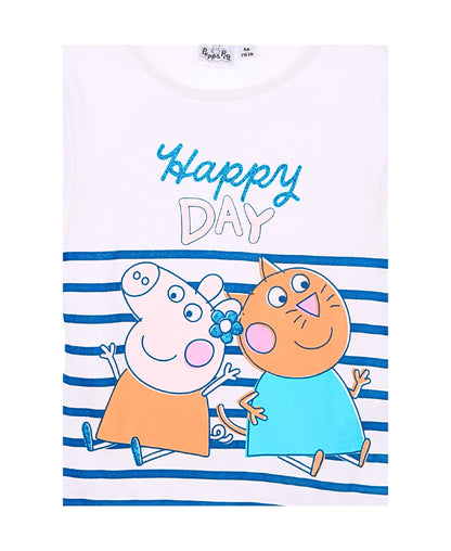 Langarmshirt mit Glitzer Peppa Pig