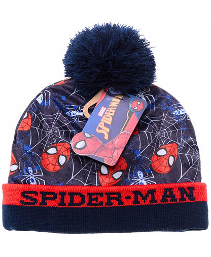 Spider-Man Winter Mütze Set 3-teilig