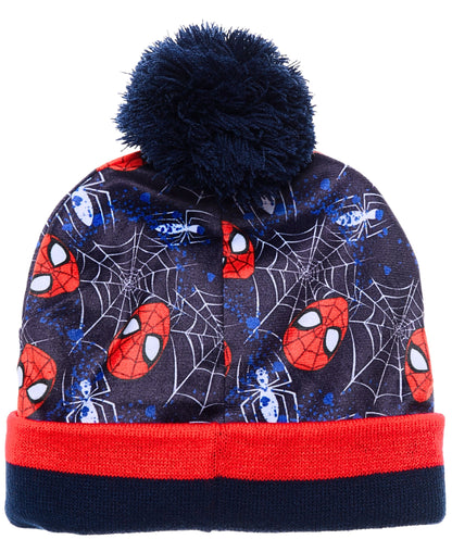 Spider-Man Winter Mütze Set 3-teilig